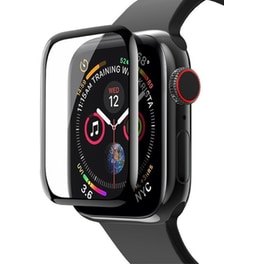 Tempered Glass Hoco 0.15mm Curved Silk Screen 44mm Για Apple Watch 4 Μαύρο