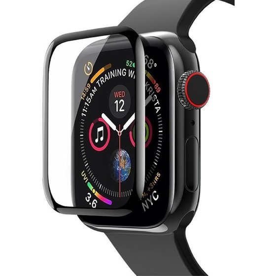 Θήκη Hoco Curved Silk Screen για Apple Watch 4 44mm- Μαύρο image 0