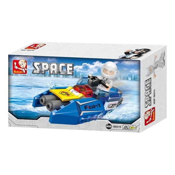 Sluban Τουβλάκια Space, Space Jet M38-b0315, 48τμχ image 1