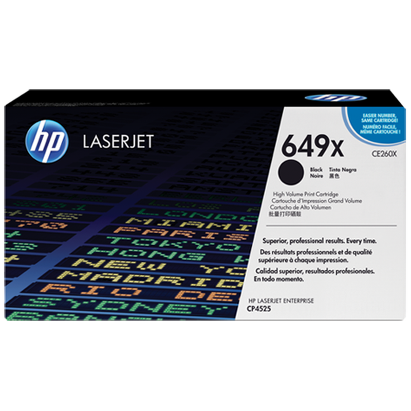 HP Toner HP 649X CE260X - Black