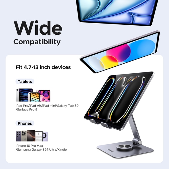 Βάση στήριξης UGREEN Smartphone & Tablet Stand Holder - Grey image 10