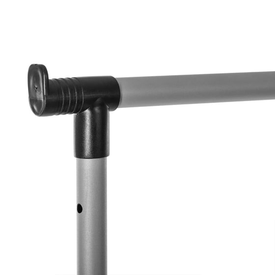 Κρεμάστρα Ρούχων Δαπέδου Spitishop Τροχήλατη F-v Simple Rack 138925 80x42x110 cm - Μαύρη image 1