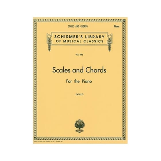 G. Schirmer Scales And Chords For The Piano Βιβλίο Για Πιάνο image 1