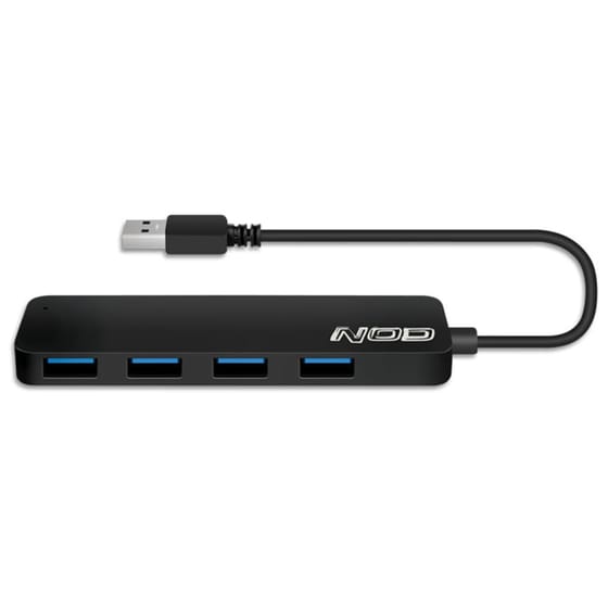 USB Hub USB 3.0 Type-A NOD Metal 4 ports Μαύρο image 1