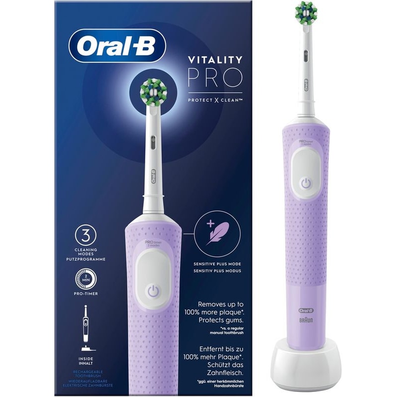 ORAL-B Ηλεκτρική Οδοντόβουρτσα ORAL-B VITALITY Pro D103 - Μωβ