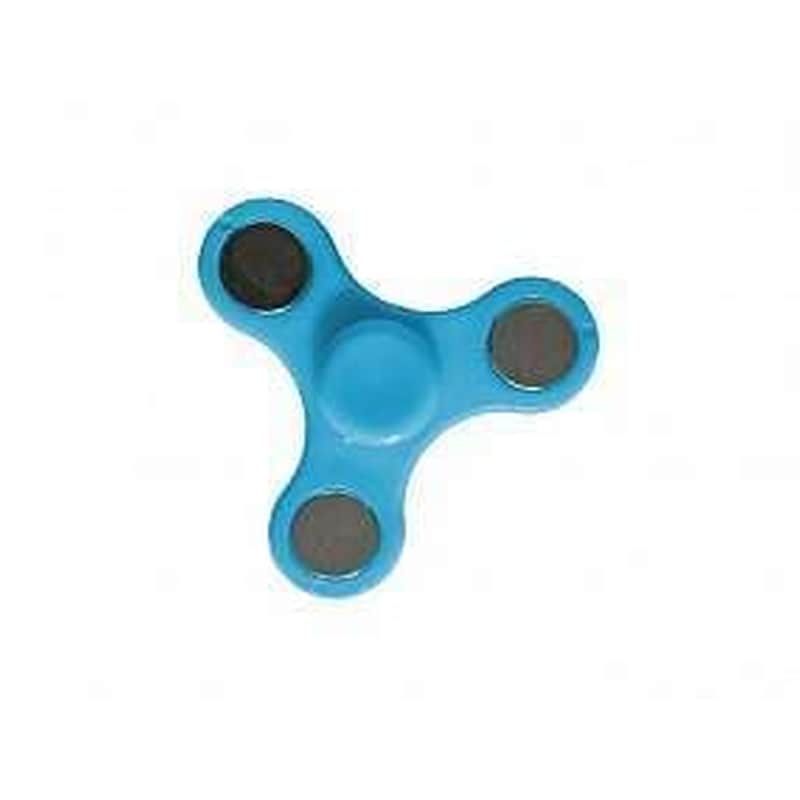 Οεμ Fidget Spinner Anti Stress Αγχολυτικό Πλαστικό Παιχνίδι Ανακούφισης Στρες Μπλε
