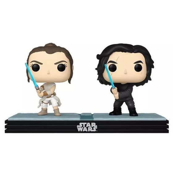 Φιγούρα Funko Pop! Moment Disney: Star Wars – Rey And Kylo Ren #758 image 0