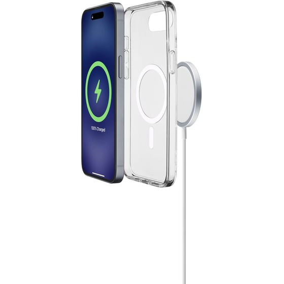 Θήκη Apple iPhone 16e - Cellular Line Clear Mag - Transparent image 1