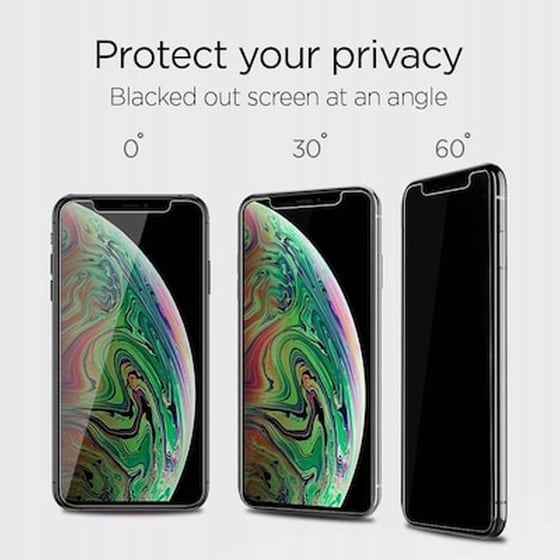 Προστατευτικό οθόνης Apple iPhone 11 - Spigen Tempered Glass Alm Privacy image 5