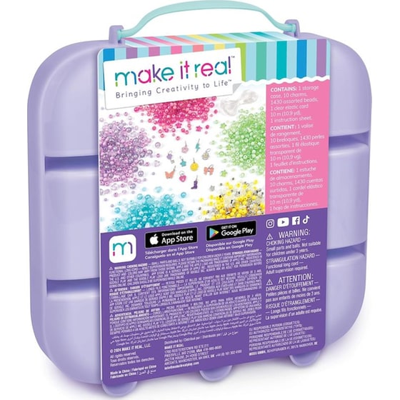 Make It Real Creator Bead Studio DIY Σετ Βραχιολάκια - 1443 Κομμάτια (1714) image 6