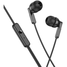 Ακουστικά Handsfree Hoco M121 3.5 mm - Μαύρο