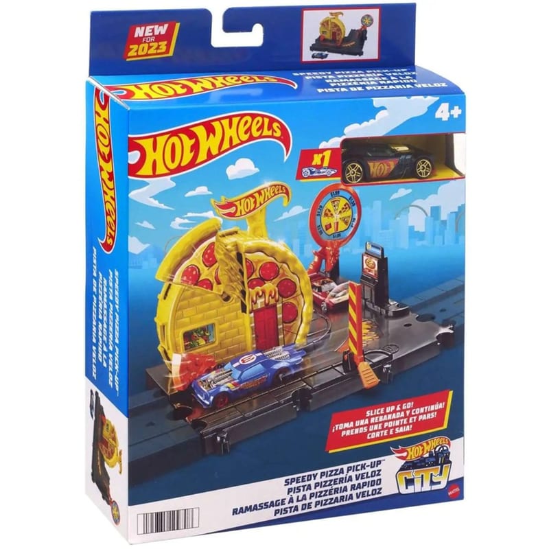 Hot Wheels City Μίνι Πίστες – Speedy Pizza Pick-up