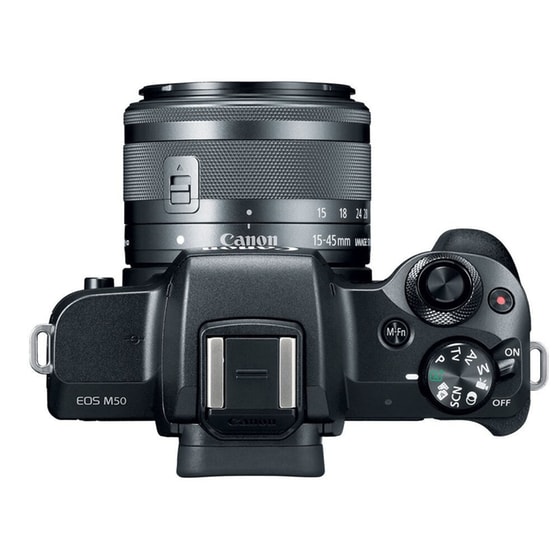 Mirrorless Canon EOS M50 Μαύρο & Φακός EF-M 15-45mm IS & Φακός EF-M 18-150 mm f/3.5 - 6.3 IS STM image 3