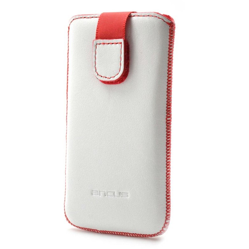 Θήκη Samsung/ Lenovo/ XperiaGalaxy A3/S750/Z3/Z5 - Ancus Protect - Λευκό Με Κόκκινο Ραφή