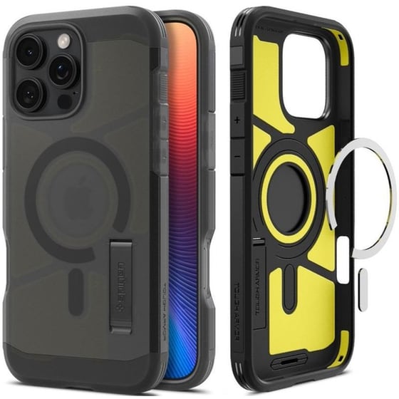 Θήκη Apple Iphone 16 Pro Max - Spigen Tough Armor Ai Magfit Ανθεκτική Με Magsafe - Frost Black (acs08502) image 0