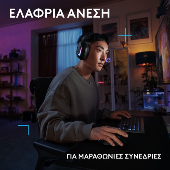 Logitech G G522 LIGHTSPEED Wireless Gaming Headset  Μαύρα image 5