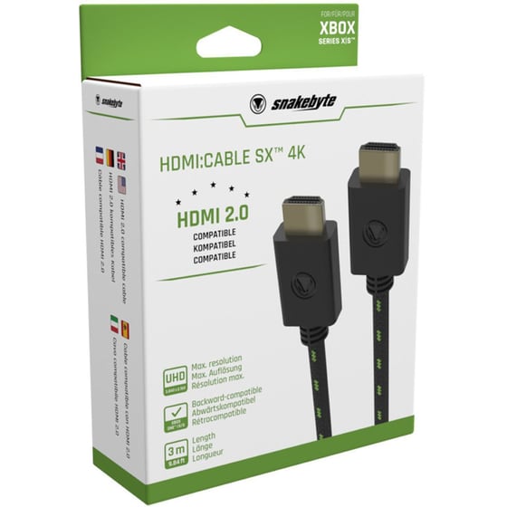 Καλώδιο Snakebyte HDMI για XBOX Series X 3m - Μαύρο image 2