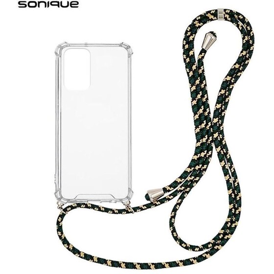 Θήκη Xiaomi Mi 11 Lite 4G / 11 Lite 5G / 11 Lite 5G NE - Sonique Armor Clear Με Κορδόνι - Βεραμάν image 0