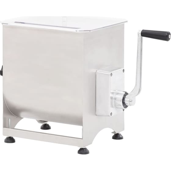 Ζυμωτήριο Κρεάτων VIDAXL 50960 με Κάδο 44 L Ασημί image 3