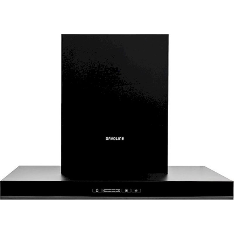 DAVOLINE DAVOLINE TATE 090 BL 90 cm Μαύρο Απορροφητήρας Καμινάδα - Τζάκι