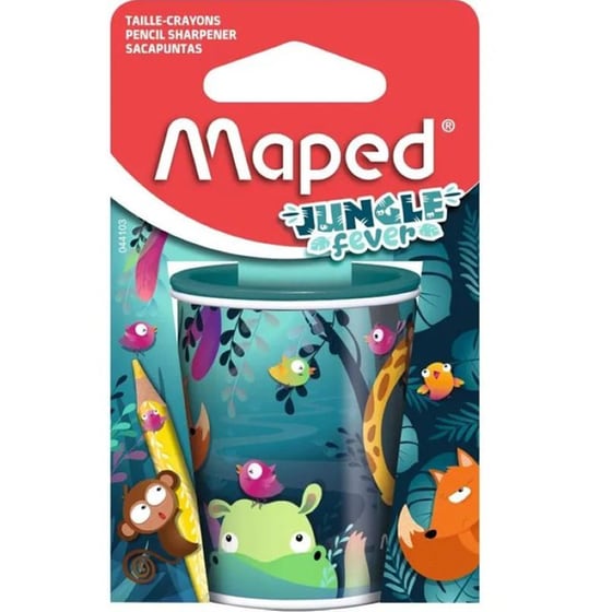 Ξύστρα Βαρελάκι Maped Jungle Fever Can Διπλή image 1