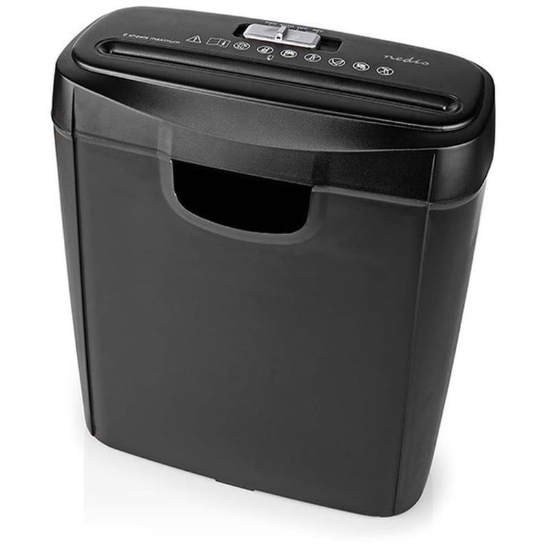 NEDIS Καταστροφέας Εγγράφων Nedis PASH112BKA4 Strip Cut 6 Φύλλων 10L