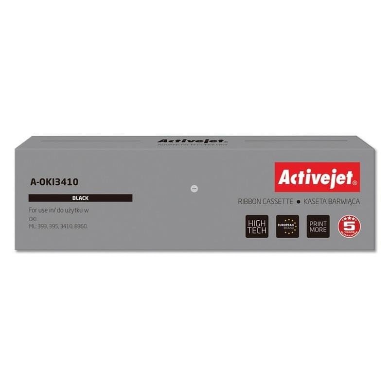 ACTIVEJET Μελανοταινία Συμβατή Activejet A-oki3410 Ανταλλακτικό Για 9002308