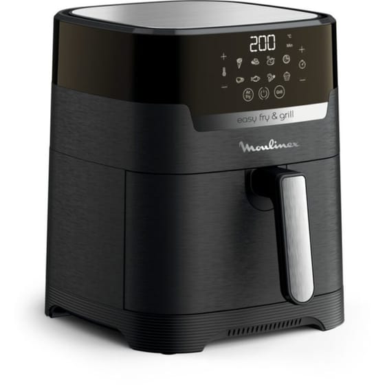 Φριτέζα Αέρος MOULINEX EasyFry & Grill Digit EZ505D 1400W Μαύρο image 1