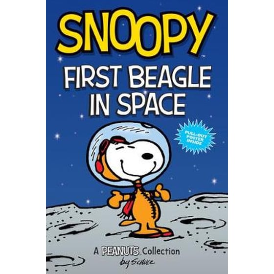Snoopy- First Beagle in Space (PEANUTS AMP Series Book 14) image 0