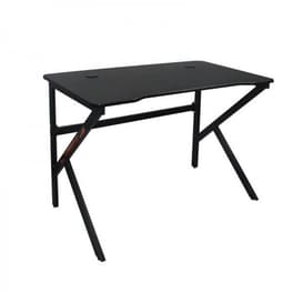 Γραφείο Gaming Giochi C532104 100x60 cm με Μεταλλικό Σκελετό - Μαύρο