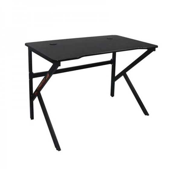 Γραφείο Gaming Giochi C532104 100x60 cm με Μεταλλικό Σκελετό - Μαύρο image 0
