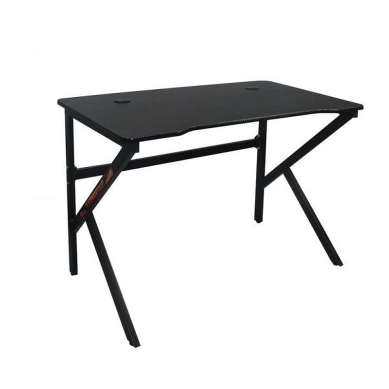 Γραφείο Gaming Giochi C532104 100x60 cm με Μεταλλικό Σκελετό - Μαύρο
