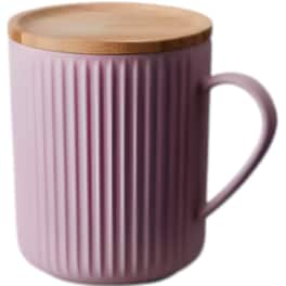 Κούπα Chic Mic Dusty Rose από PLA με Kαπάκι 350ml - Ροζ