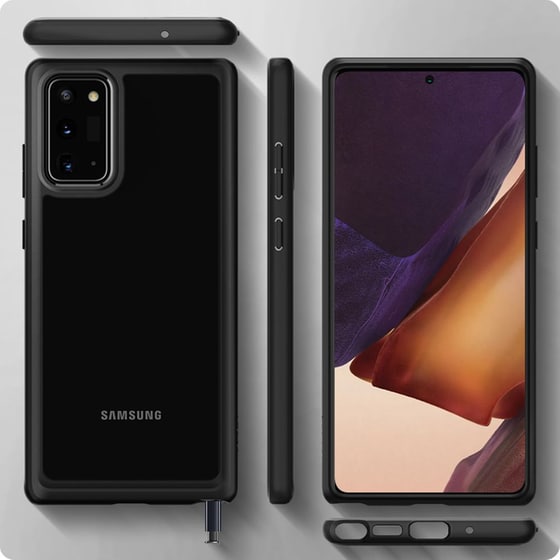 Θήκη Samsung Galaxy Note 20 - Spigen Ultra Hybrid - Matte Black image 5