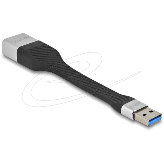 Delock Καλώδιο Usb Σε Rj45 86937 1000 Mbps 13cm - Μαύρο image 1