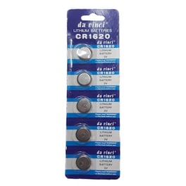 Μπαταρίες Λιθίου Cr1620 (3v) / 5 Τεμάχια - Da Vinci