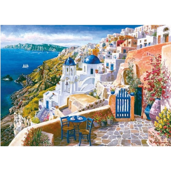 Puzzle 1000 Pieces - Σαντορίνη Θέα image 0