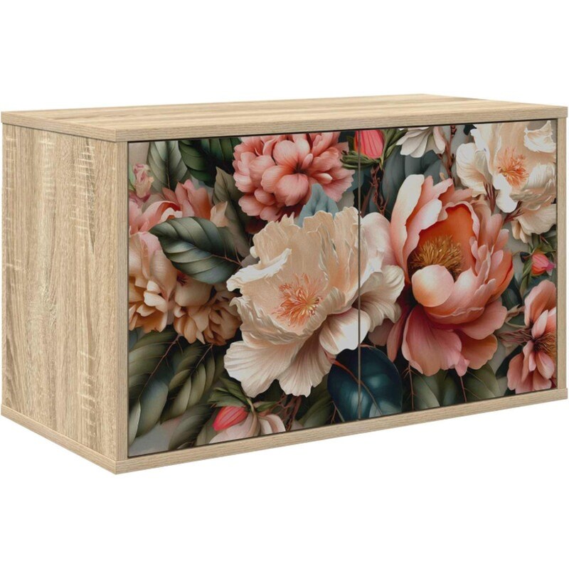 Έπιπλο Τηλεόρασης VidaXL BORNE Επιτοίχιο 69 x 33 x 40 cm - Sonoma Δρυς