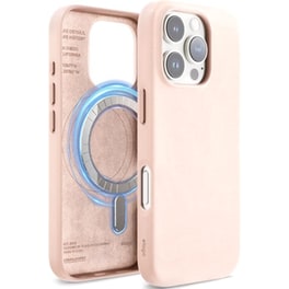 Θήκη Apple iPhone 16 Pro - Elago Magnetic Leather με MagSafe - Lovely Pink