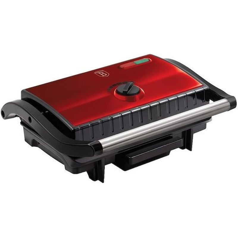 BERLINGER HAUS BH-9060 1500W Κόκκινη Τοστιέρα - Γκριλιέρα