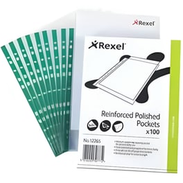 Ζελατίνες Ενισχυμένες Rexel A4 0.09 mm Πράσινο
