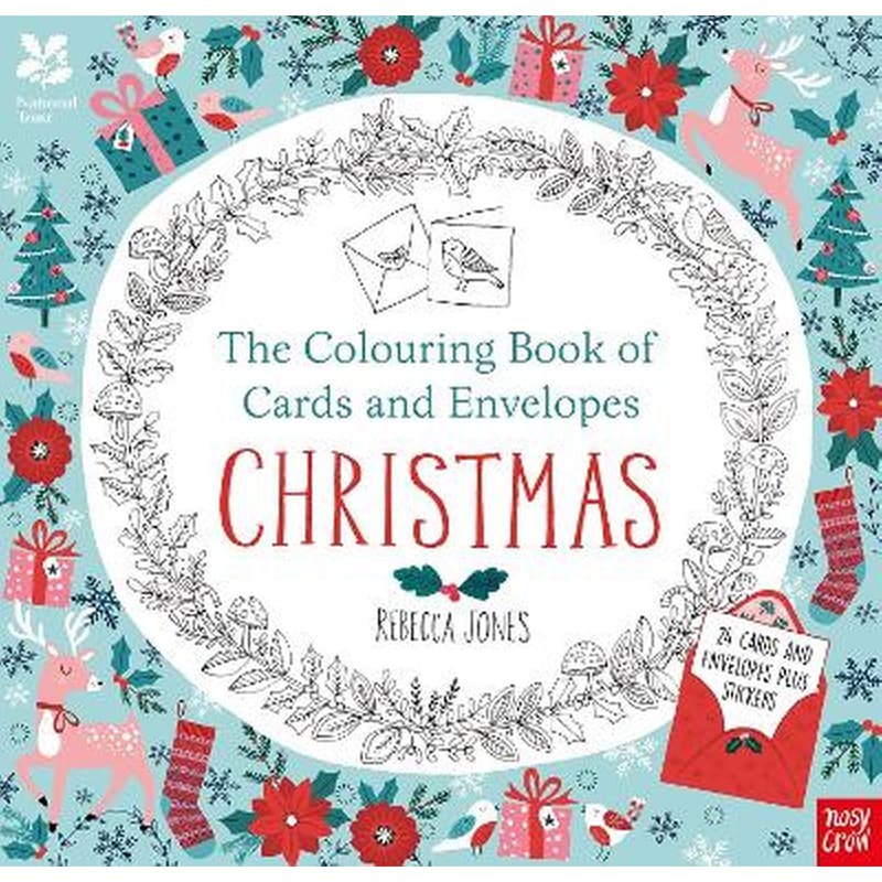 National Trust: The Colouring Book of Cards and Envelopes - Christmas