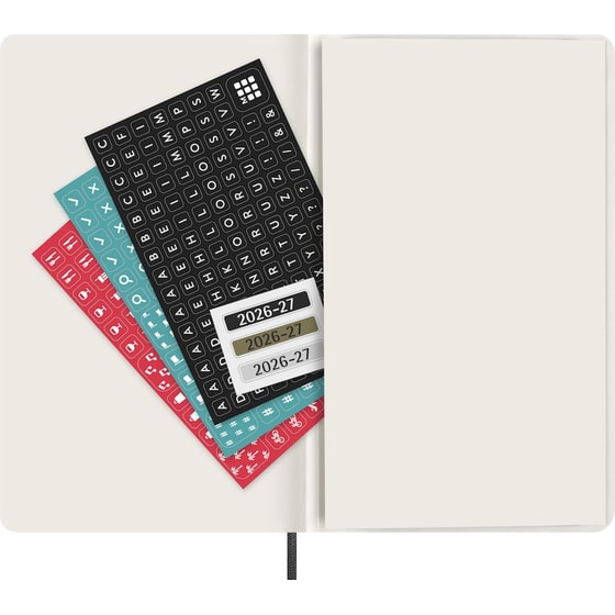 Ημερολόγιο Εβδομαδιαίο 2027 Moleskine 18Μ L Softcover Μαύρο image 4