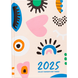 Ημερολόγιο Ημερήσιο Coolbee 2025 Eyes All Over 14.5x20.5cm