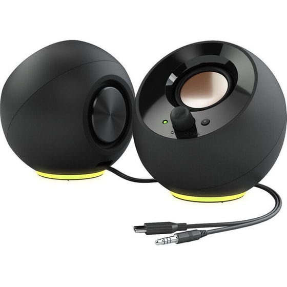 Ηχεία Υπολογιστή 2.0 Creative Pebble RGB 4.4W - Μαύρο image 1