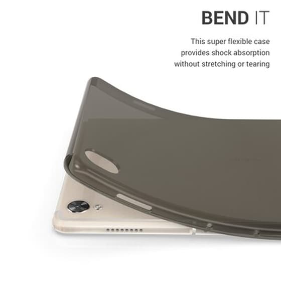 Θήκη Tablet Huawei Mediapad M6 - Kw Silicone - Black/Transparent image 3