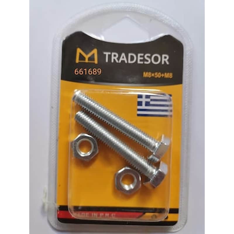TRADESOR Σετ - Βίδες - 8x50mm