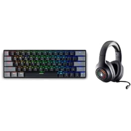 Gaming Σετ Spartangear Pegasus 2 Πληκτρολόγιο, Medusa Gaming Ασύρματα Ακουστικά