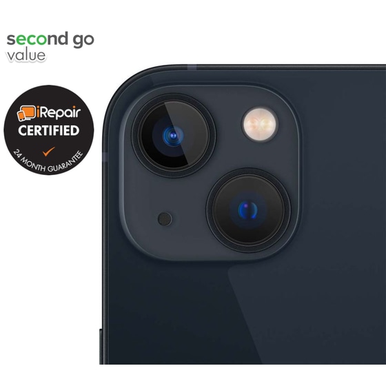 Μεταχειρισμένο Apple iPhone 13 256GB Midnight second go value Certified by iRepair image 4