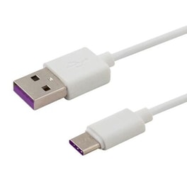 Καλώδιο δεδομένων Savio Cl-126 Usb to Usb-C 5A 1m - White